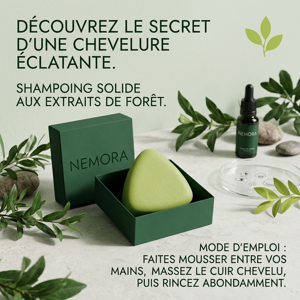 Shampoing solide aux plantes de forêt | Nemora