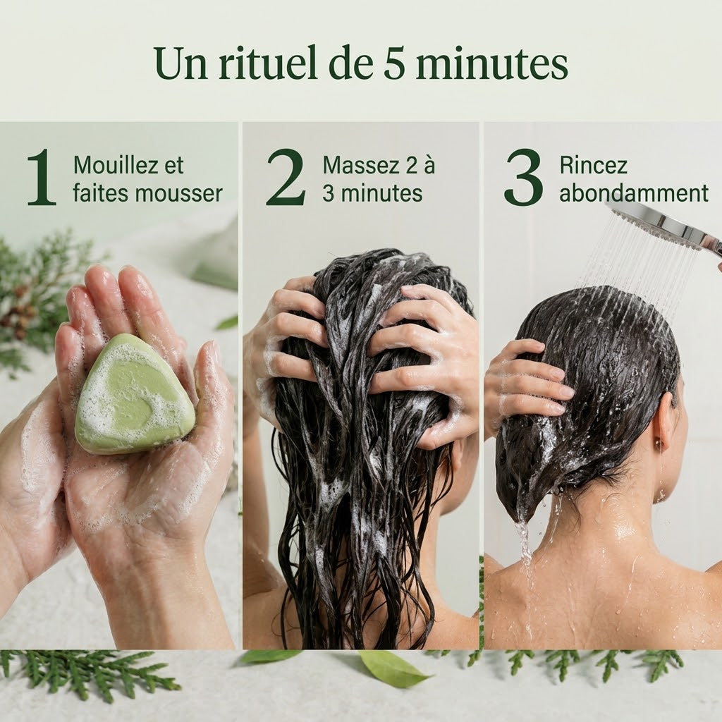 Shampoing solide aux plantes de forêt | Nemora