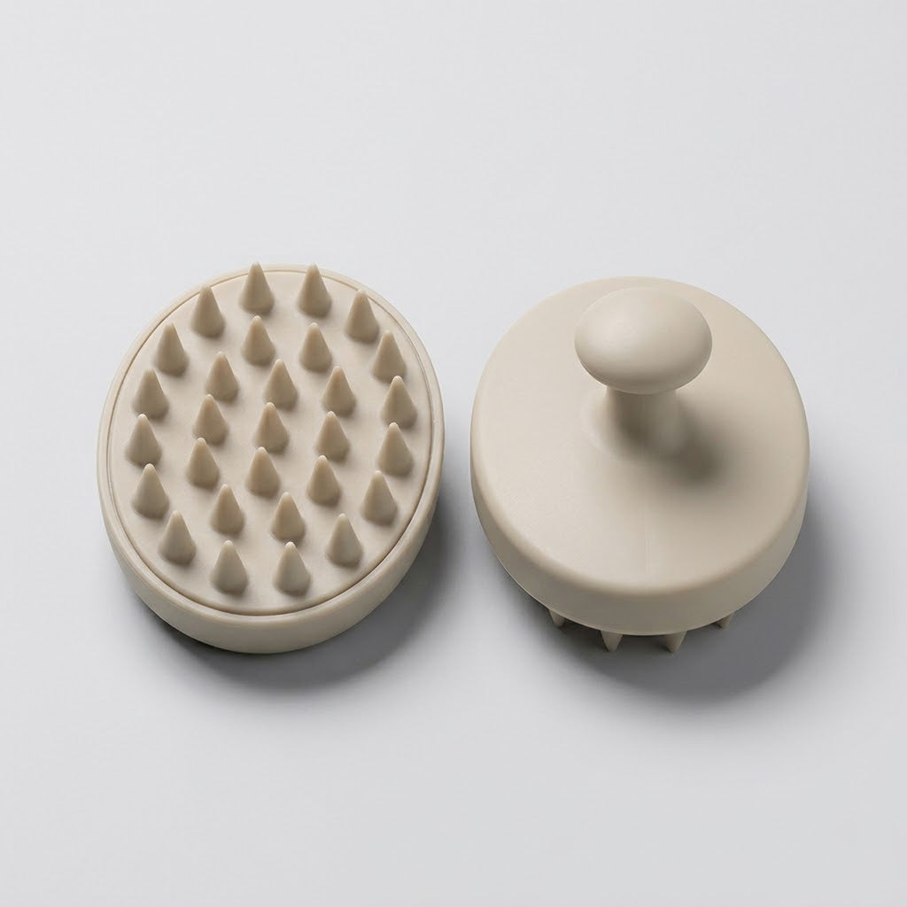 Brosse massante cuir chevelu